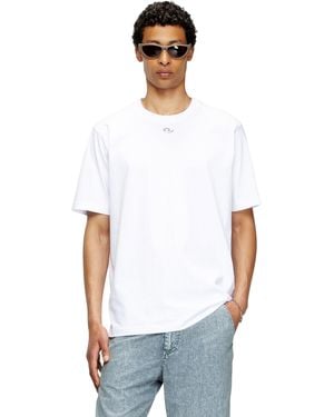 DIESEL T-Shirt Mit Cutout-Oval D - Weiß