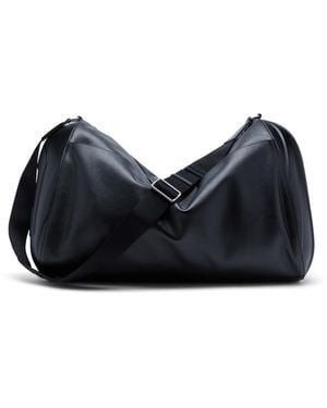 DIESEL Load-D-Duffle Bag With Hard-Shell Logo Sides - Black