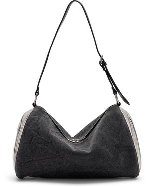 DIESEL Load-D-Bolso Bandolera Con Laterales Oval D Transparentes - Negro