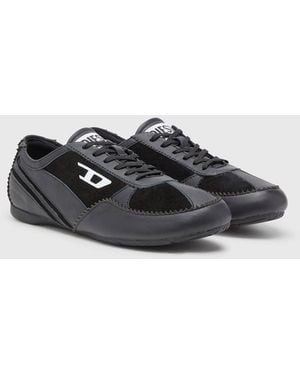 DIESEL D-Mile-Flat Trainers - Black