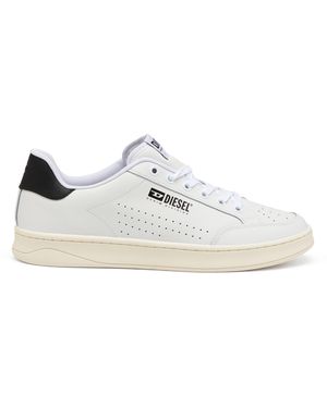 DIESEL Sneaker rétro in pelle traforata - Bianco
