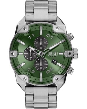 DIESEL Spiked Stainless Steel Watch - Green