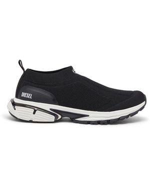 DIESEL Pro-V-Dense-Slip-On Knit Sock Trainers - Black