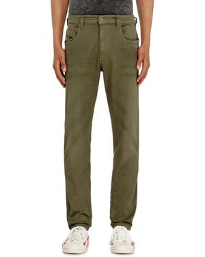 DIESEL Slim Regular Waist 2062 D-Strukt Joggjeans, Coloured, Zip Fly - Green