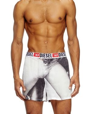 DIESEL Boxer Shorts With Graphic Print - Blue