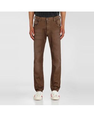 DIESEL Regular Regular Waist 2032 D-Krooley-Bw Joggjeans, Colored, Elastic Waistband - Brown