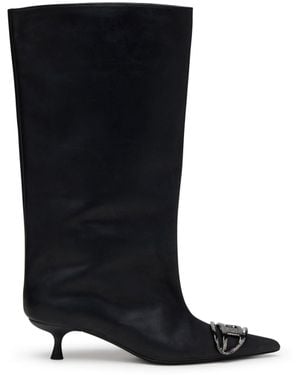 DIESEL D-Venus-Knee-High Boots - Black