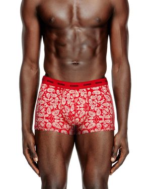 DIESEL 3-Pack Stretch Cotton Boxers - Red