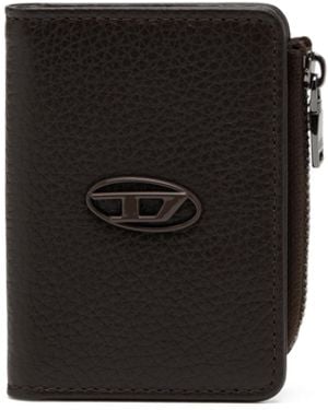 DIESEL Leather Card Holder - Black
