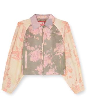 DIESEL Floral Bomber Jacket - Multicolor