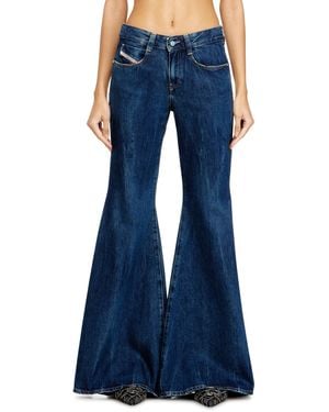 DIESEL Flare Jeans Low Waist 1970 D-Bleess - Blue