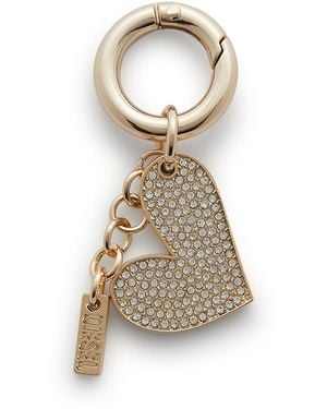 DIESEL Colgante De Corazón De Metal Con Pedrería - Neutro
