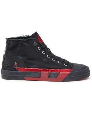 DIESEL S-D-Verse-High-Top-Sneakers Aus Canvas - Mehrfarbig