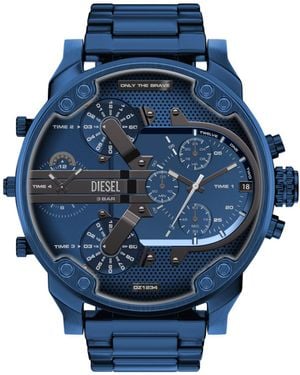 DIESEL Mr. Daddy 2.0 Stainless Steel Watch - Blue