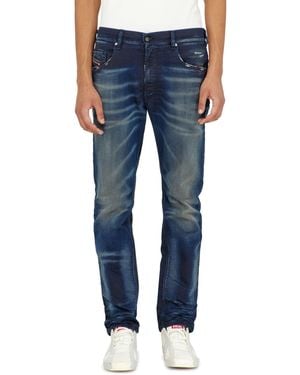 DIESEL Regular Regular Waist 2032 D-Krooley-Bw Joggjeans, Elastic Waistband - Blue