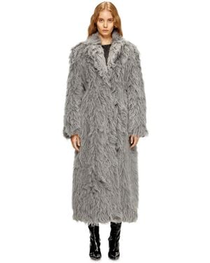 DIESEL Shaggy Coat - Grey