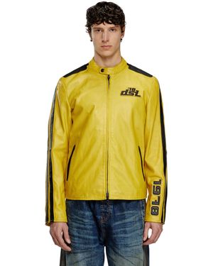 DIESEL Biker Jacket - Yellow