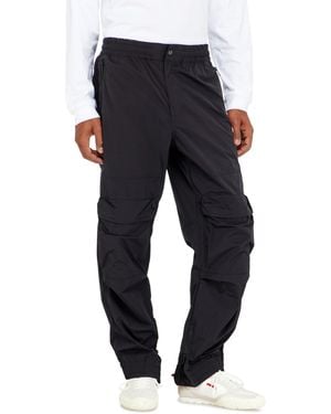 DIESEL Nylon Pants With Cargo Pockets - Black