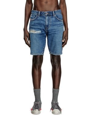 DIESEL Slim Denim Shorts - Blue