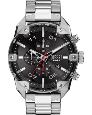 DIESEL Spiked Stainless Steel Watch - Black