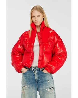 DIESEL Down Puffer Jacket - Red