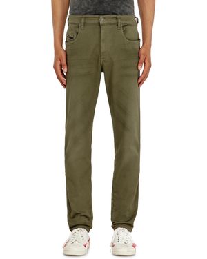 DIESEL Slim Regular Waist 2062 D-Strukt Joggjeans, Coloured, Zip Fly - Green