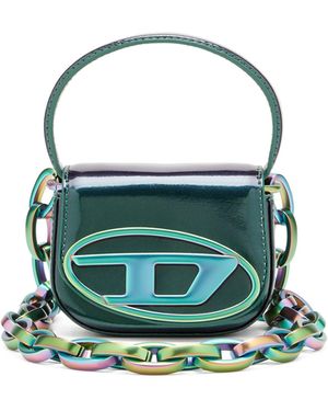 DIESEL 1Dr Xs-Iconic Iridescent Mini Bag - Blue