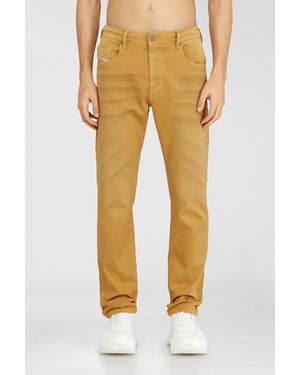 DIESEL Regular Regular Waist 2032 D-Krooley-Bw Joggjeans, Coloured, Elastic Waistband - Yellow