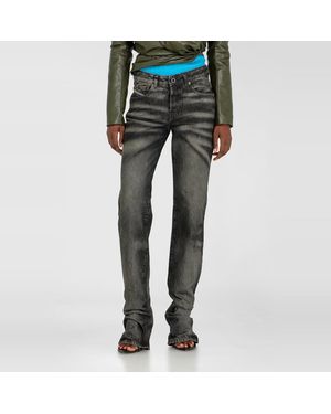 DIESEL Regular Jeans Regular Waist D-Heel, /Dark, Button Fly - Black