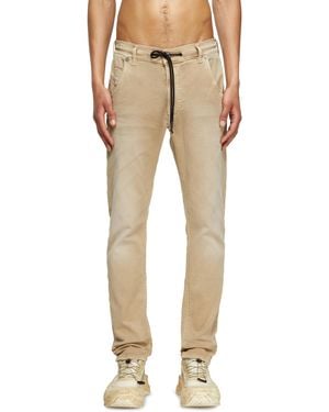 DIESEL デニムパンツジョグジーンズレギュラースリム - ナチュラル