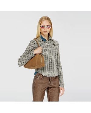 DIESEL Check Shirt With Seersucker Effect - Multicolour