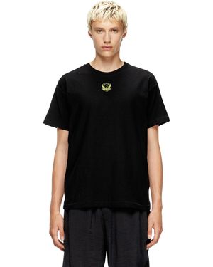 DIESEL Sweatshirt With Embroidered Phoenix - Black