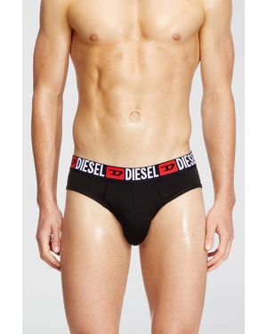 DIESEL Einfarbige Briefs Im Dreierpack - Blau