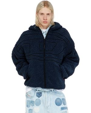 DIESEL Teddy Hoodie Sweatshirt - Blue