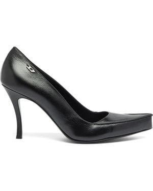 DIESEL D-Lucette-Pumps Aus Leder - Schwarz