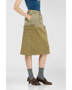 DIESEL Cargo Midi Skirt - Green