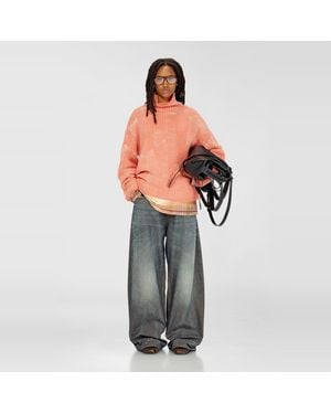 DIESEL Funnel-Neck Sweater - Orange