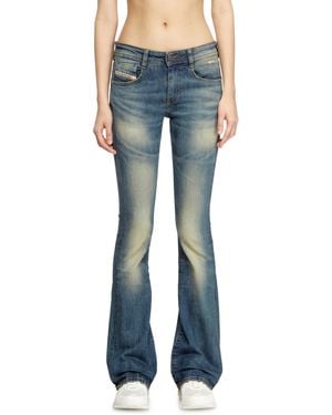 DIESEL Bootcut Jeans Low Waist 1969 D-Ebbey, Medium, Zip Fly - Blue