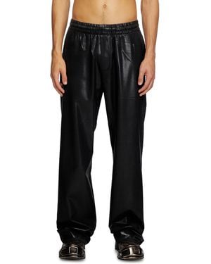 DIESEL Wool-Blend Trousers - Black