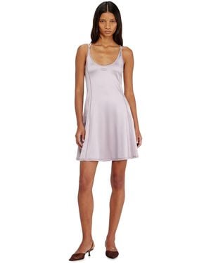 DIESEL Fluid Mini Dress With Double Straps - Multicolor