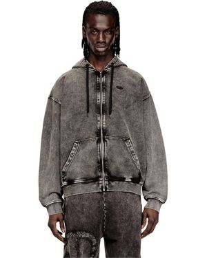 DIESEL ジップアップパーカー - ブラウン
