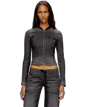 DIESEL Cropped Jacket - Black