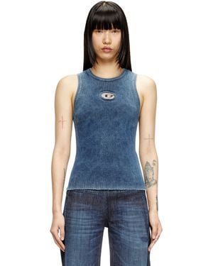 DIESEL Striped Top -Anchor-A-Sl' - Blue