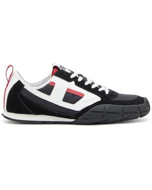 DIESEL Sneakers en cuir, suède et tissu indéchirable - Blanc