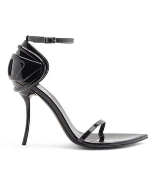 DIESEL D-Ten & Half-Stiletto Sandals - White