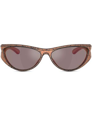 DIESEL Occhiali Da Sole Stile Cat-Eye - Marrone