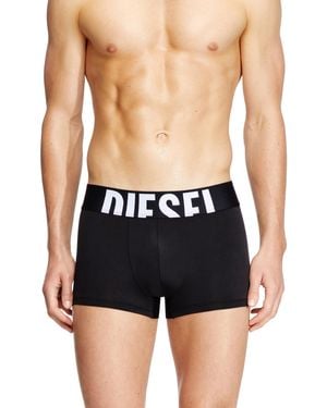 DIESEL Three-pack Boxer Briefs In Microfibre - Black