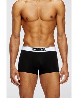 DIESEL Three-Pack Of Plain Boxer Briefs - Blue
