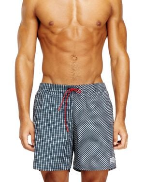 DIESEL Short De Bain À Motifs Mixtes - Bleu