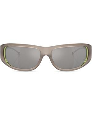 DIESEL Wraparound Style Sunglasses - Grey